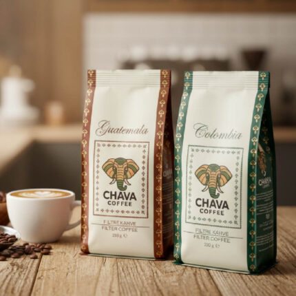 Chava Coffee Guetemala Filtre Kahve 250gr + Colombia Filtre Kahve 250gr
